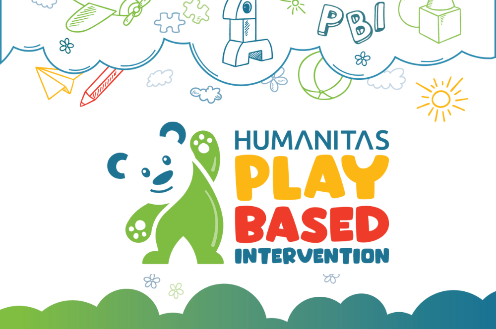 Banner promoting the Specialisation in Play-Based Intervention course: Practical skills for child counselling and play therapy in South Africa.