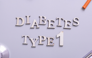 A person checking their blood sugar levels, symbolizing the daily management of Type 1 Diabetes.