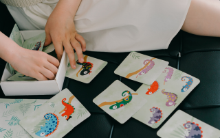 A child engaging in play therapy, symbolizing the journey towards emotional expression and healing through play.