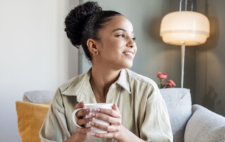 A person reflecting on their character strengths, symbolizing personal growth and self-improvement.